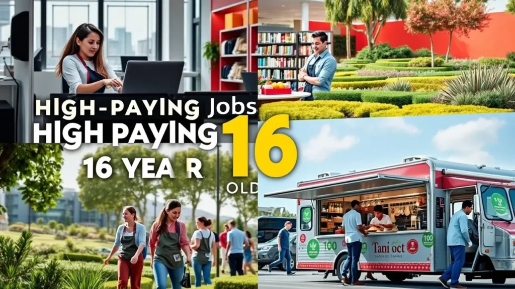 highest paying jobs for 16 year olds